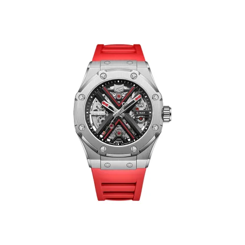 GEYA Автоматический механический механизм Мужские часы Engine Collection 52mm*13mm*42mm Скелет