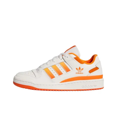 Adidas Originals FORUM Low Топ Скейтборд Кроссовки Мужские Белый Оранжевый