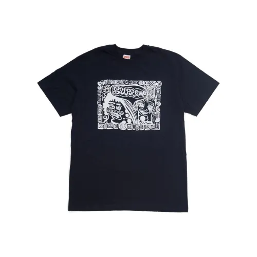 Supreme FW18 Унисекс Футболки