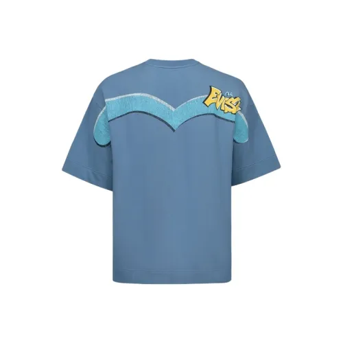 EVISU Темно-синие унисекс футболки T