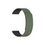 Зелёный Чёрный/Облако Древесное зерно Магнитный Силиконовый ремешок