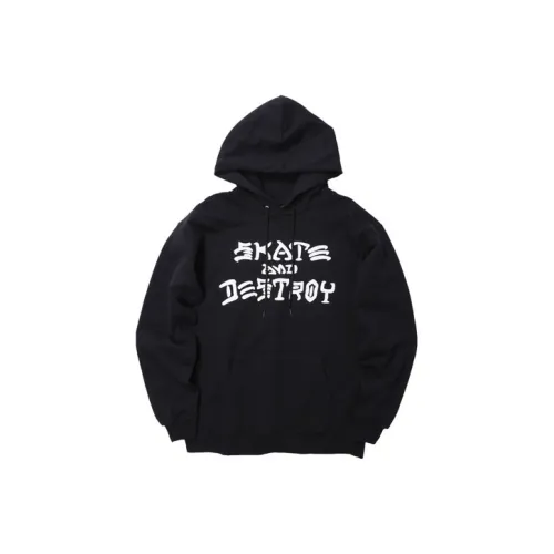 Thrasher Черный Унисекс Свитшоты