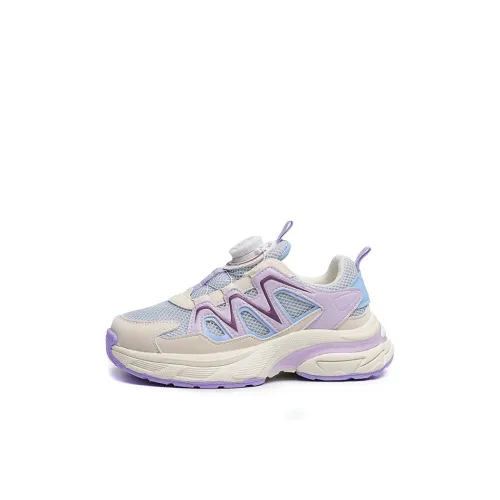 Genius Pooh Износостойкий Дышащий Легкий Амортизация Низкий Топ Повседневный Фиолетовый Детский