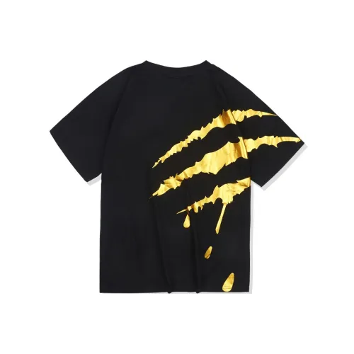 Suamoment T-Shirt Унисекс Черный Золото