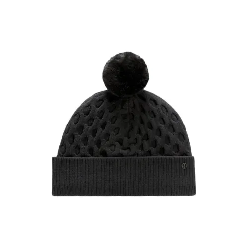lululemon Шерсть Береты Женские Черный