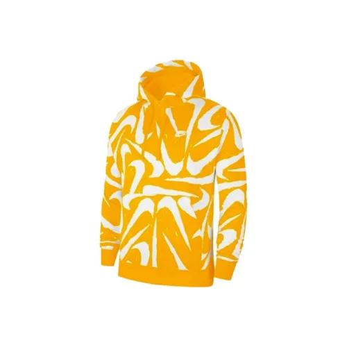 Nike Толстовка Мужская Желто-Белая