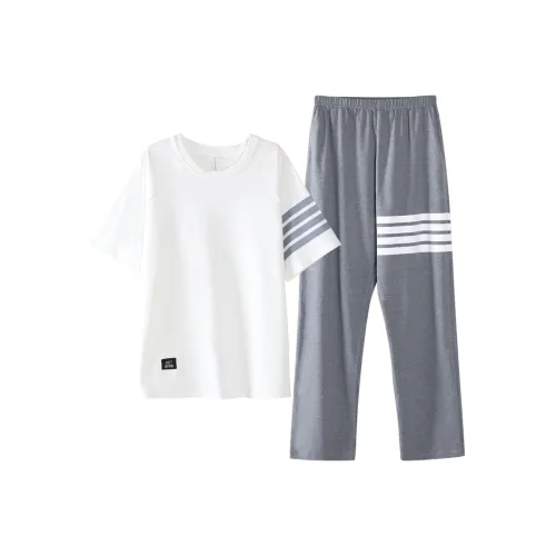 Huggy Kissy Пижамный комплект Мужской Белый