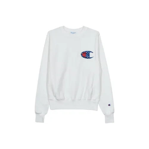 Champion Толстовка Американская версия Унисекс Белый