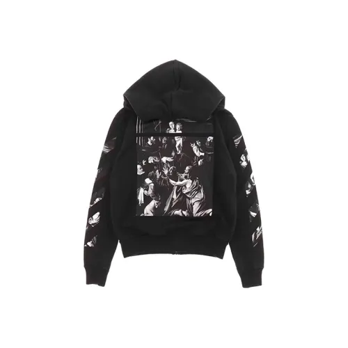 OFF Белый Свитшот Мужской Черный