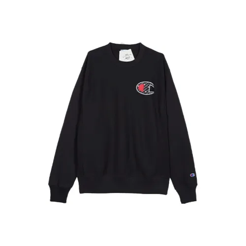 Champion Свитшот Американская версия Унисекс Черный