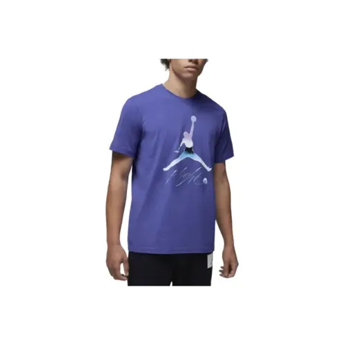 Джордан Фиолетовый Мужской T-Рубашки