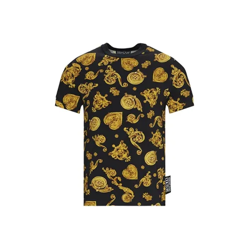 VERSACE JEANS COUTURE SS20 Прямой крой Рубашка Мужская Черная