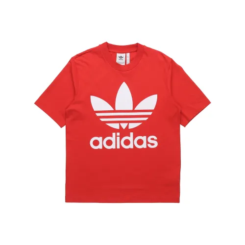 Adidas Originals Рукав с оборванным плечом T-рубашка Мужская Красная