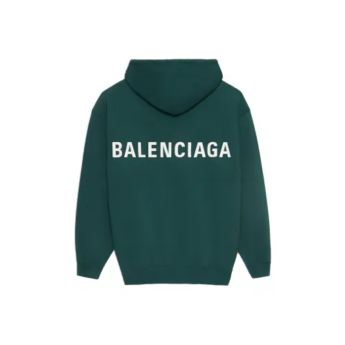Balenciaga Свитшот Свободного кроя Мужской Киприз Зеленый