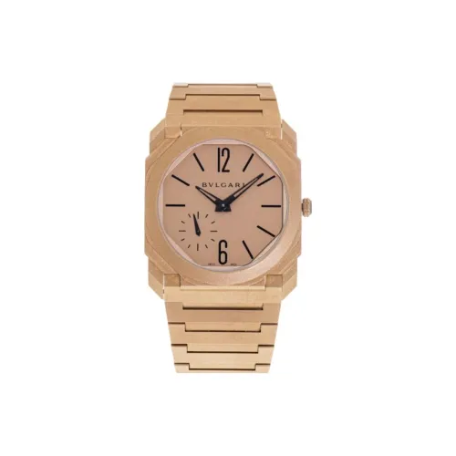 BVLGARI Автоматический Механический Механизм Мужские Часы 40 мм Золото