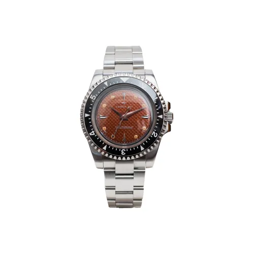 DAGGER Топор Автоматический Механический Механизм Нержавеющая Сталь Ремешок Часы Унисекс Кофейный Циферблат Часов