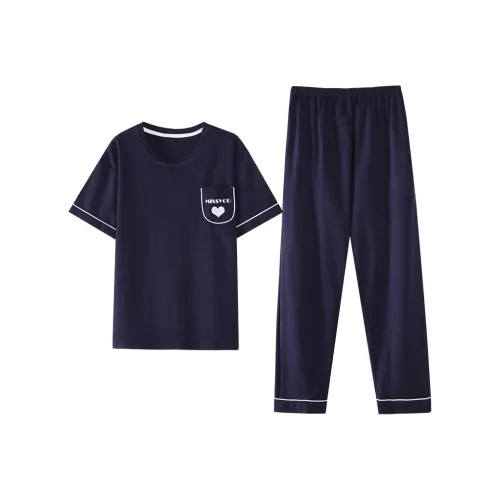 Huggy Kissy Пижамный комплект Мужской Темно-синий