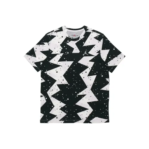 Джордан T Рубашка Мужская Черная Белая