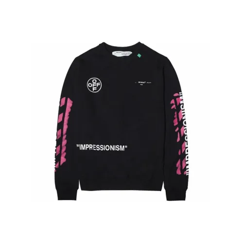 Off Белый SS19 Толстовка Мужской Черный