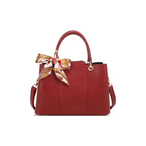 PAYOT Микрофибра Синтетическая Кожа Сумка через плечо Сумка через плечо Сумка Обычная Женская Бордовая