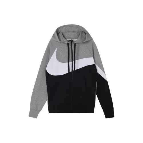 Nike Толстовка Мужская Серый Белый