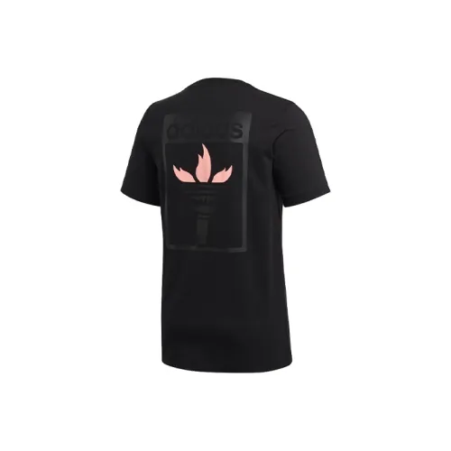 Adidas Originals Flame Printing Мужская футболка с коротким рукавом