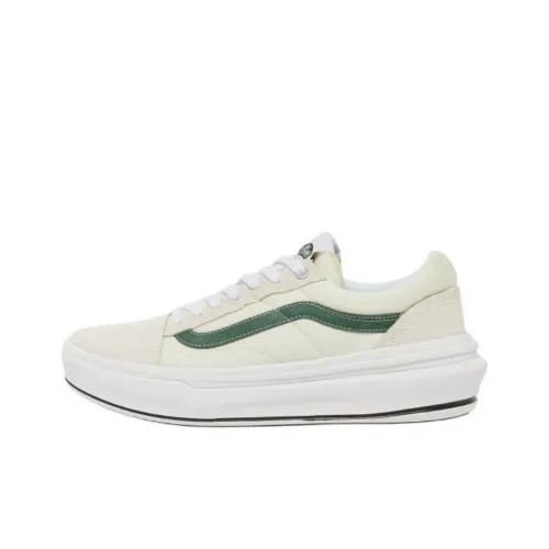 Vans Old Skool Скейтборд Кроссовки Низкие Белый/Зеленый Мужской