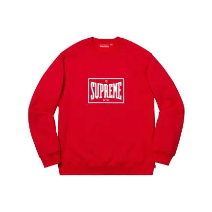 Supreme SS19 Свитшот Унисекс Красный