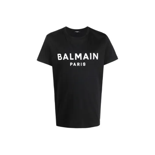BALMAIN Мужские черные T-рубашки