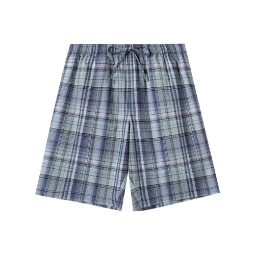 Shuya Пижамные штаны Мужские Серый Фиолетовый