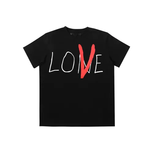 VLONE Valentine's Day Collection Big Logo Коллекция T-Shirt Унисекс Черный