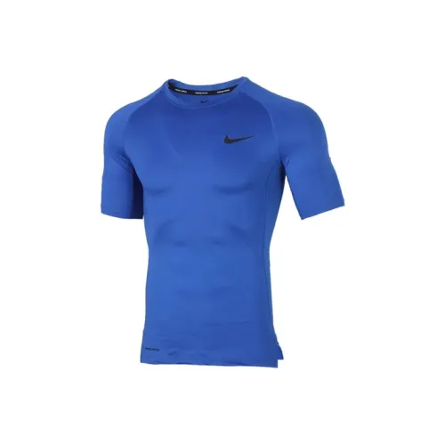 Nike Blue Men's T-Shirts Найк Синий Мужские Футболки