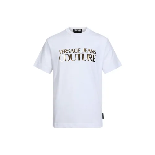 VERSACE JEANS COUTURE Белая Мужская Футболка