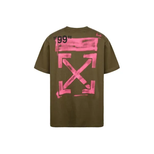 Off Белый SS21 Мужские T-рубашки