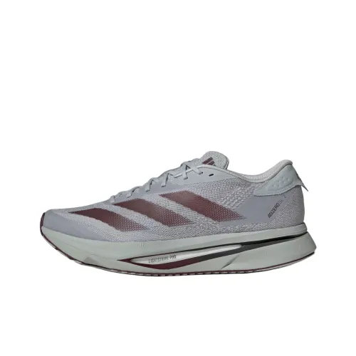 Adidas Adizero SL2 Slip-resistant Abrasion-resistant Low-top Беговые кроссовки Унисекс Серый