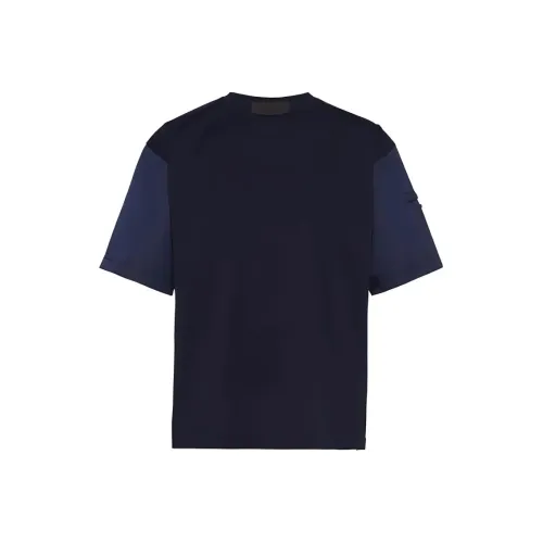 PRADA Мужские синие T-рубашки