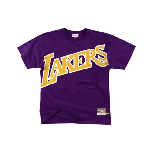 Mitchell Ness Фиолетовые Мужские Футболки