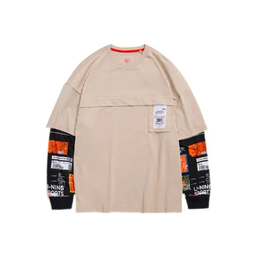 LINING T Рубашка Мужская Пыльно-Песочного цвета