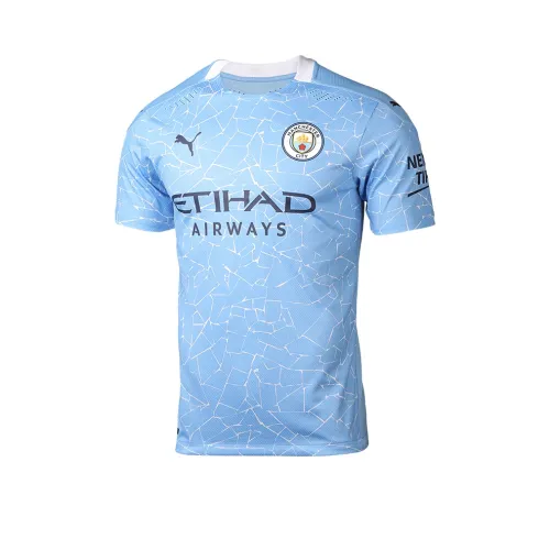 PUMA Manchester City Football Club Небесно-голубой Мужской T-рубашки