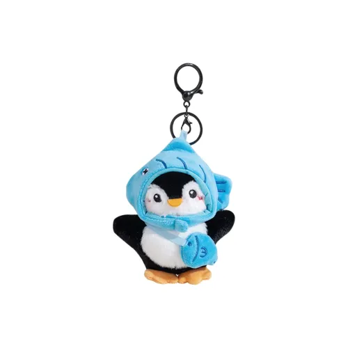 MENGMENGBUNNY Милый Яблоко Рюкзак Путешествие Little Penguin Украшение Куклы Плюшевый Брелок 13 см Рекомендуемая Высота