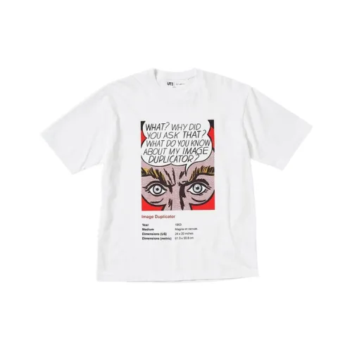 UNIQLO x Roy Lichtenstein T-Shirt Унисекс Белый