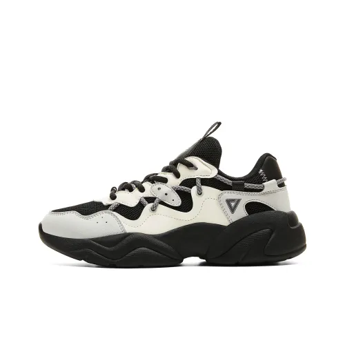 PEAK Fun to play Низкий топ Casual Женский Бежевый Черный Серебряный