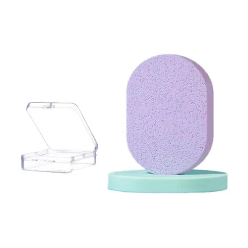 JIAOXUEFEI Fine Hole Cleansing Puff 2 шт В комплекте с коробкой Cleansing Puff Губка для снятия макияжа Розовый
