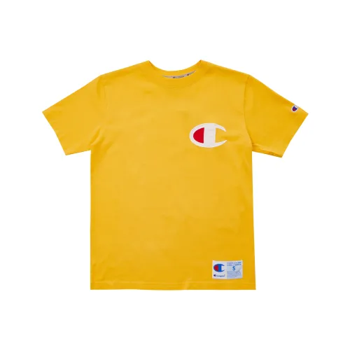 Champion T-Shirt Японская версия Унисекс Желтый