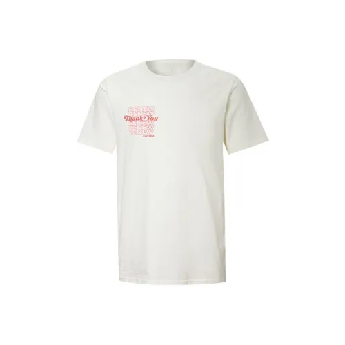 Конверс Комплект с короткими рукавами мужская футболка цвет экрю