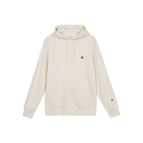 Champion Свитшот Японская версия Унисекс Овсяный белый