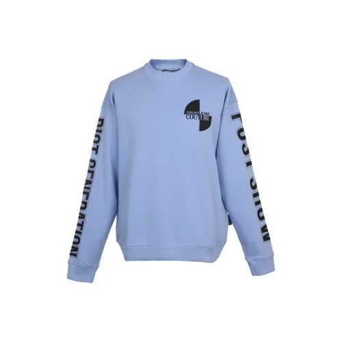 VERSACE JEANS COUTURE Свитшот Мужской Серый Синий