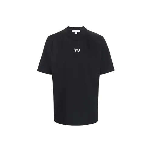 Y 3 Черные Мужские T-Рубашки