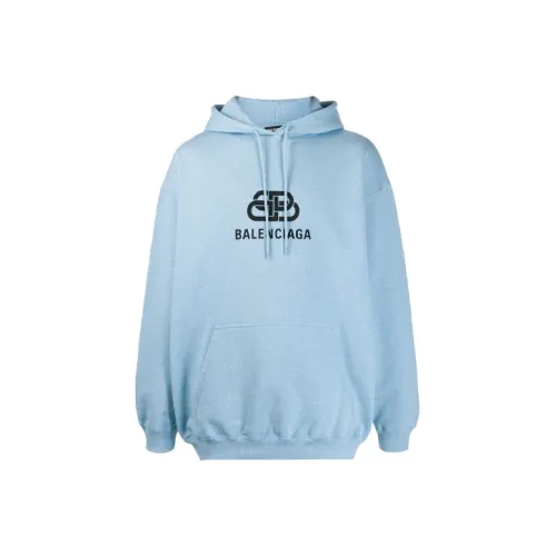Balenciaga FW19 Свитшот Унисекс Light Синий