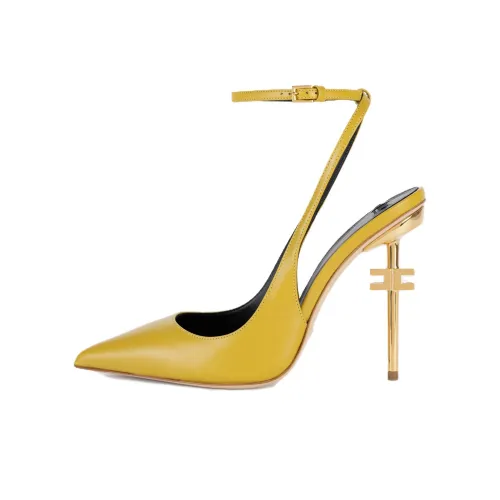 Elisabetta Franchi Высокие каблуки Желтые Женские